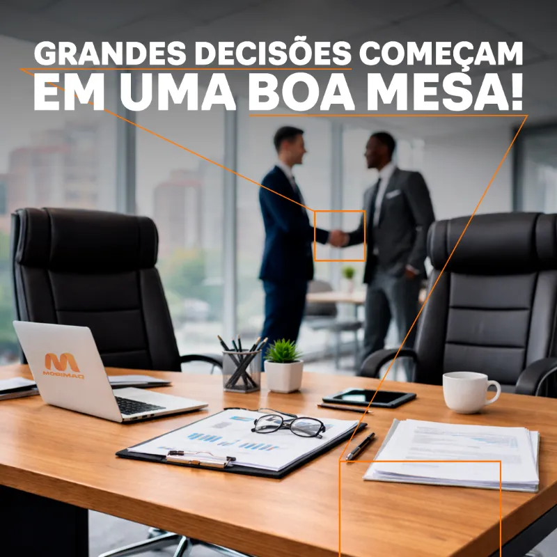 Mesa de reunião para escritório: como escolher o modelo ideal